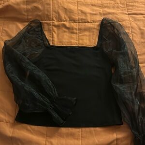 Organza sleeve Blouse